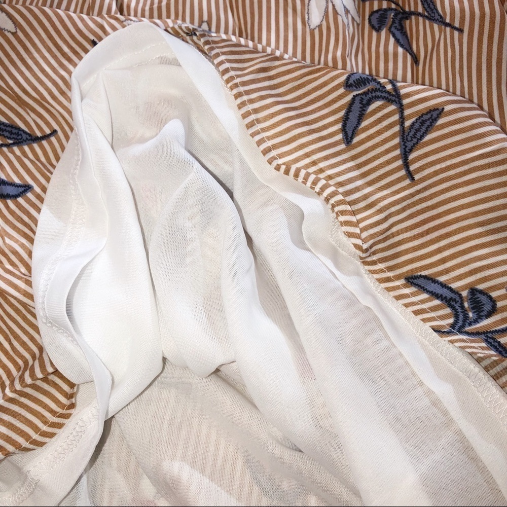 Listicle Striped Floral Dress — image 7 of 8